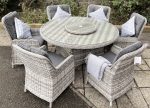 Rattan Garden Furniture Round Table Set
