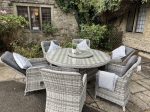 Rattan Garden Furniture round 6 seater