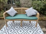 Teak Curved bench