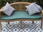 Teak garden furniture bench