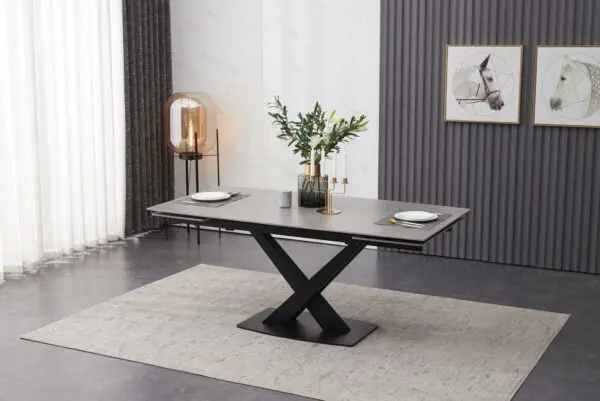 grey table unextended
