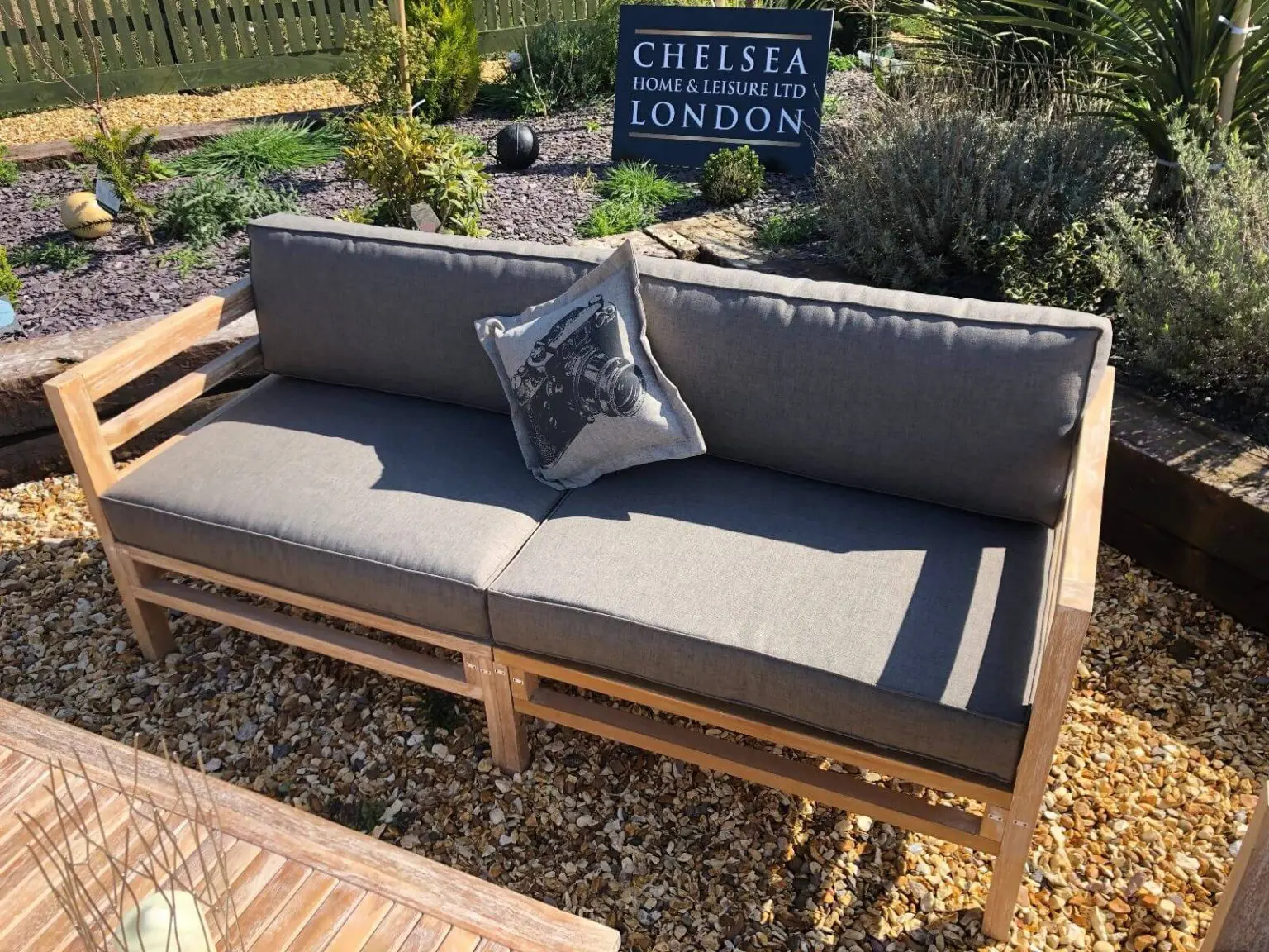 Teak garden sofa set - Chelsea Home and Leisure Ltd