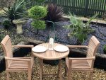 teak bistro side