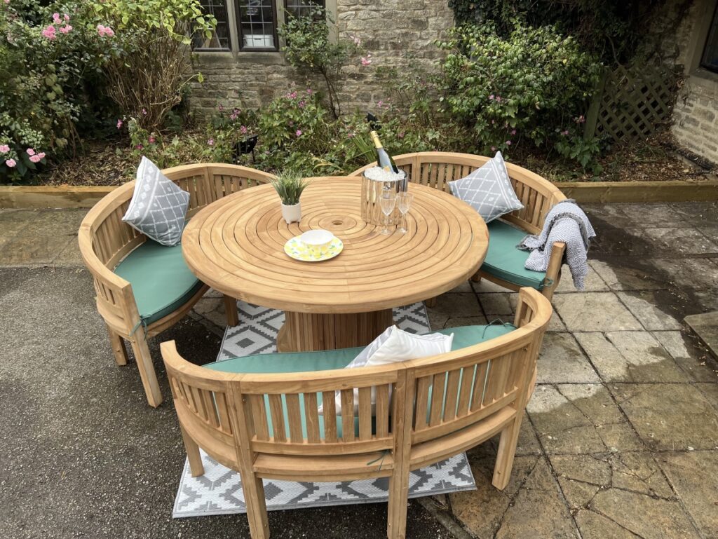 Teak Garden Furniture 150 3 benches cu