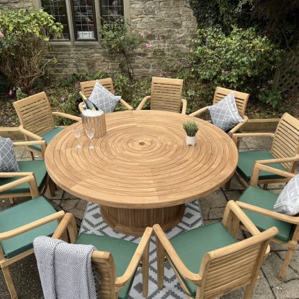 Teak Garden Furniture 180 10 chairs 1 1