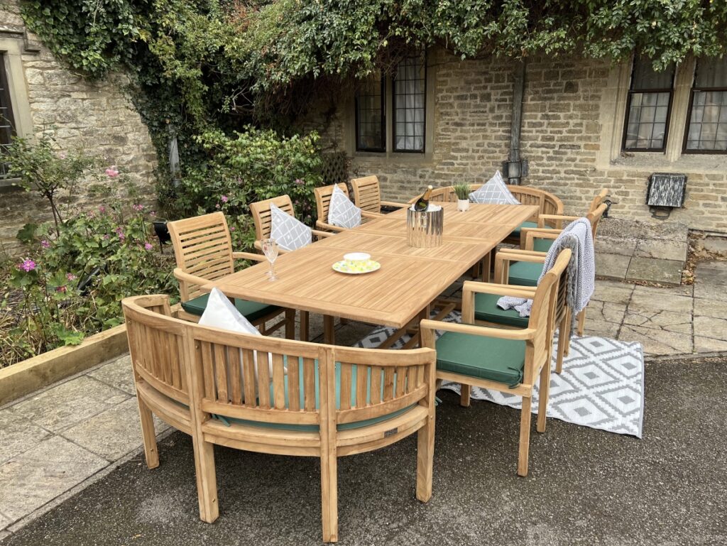 Teak Garden Furniture Rec Table Benches