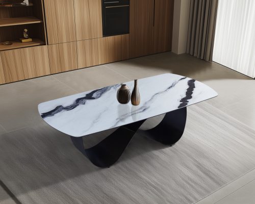 Florence Ceramic dining table white grey