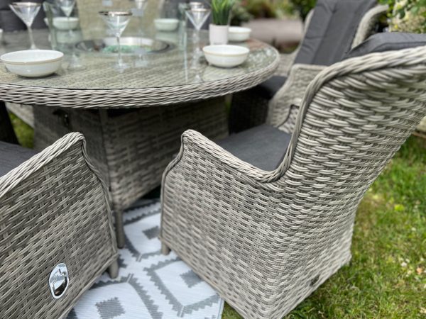 rattan garden sets with fire pits