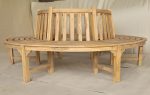 tree seat teak