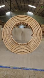 teak tree seat large