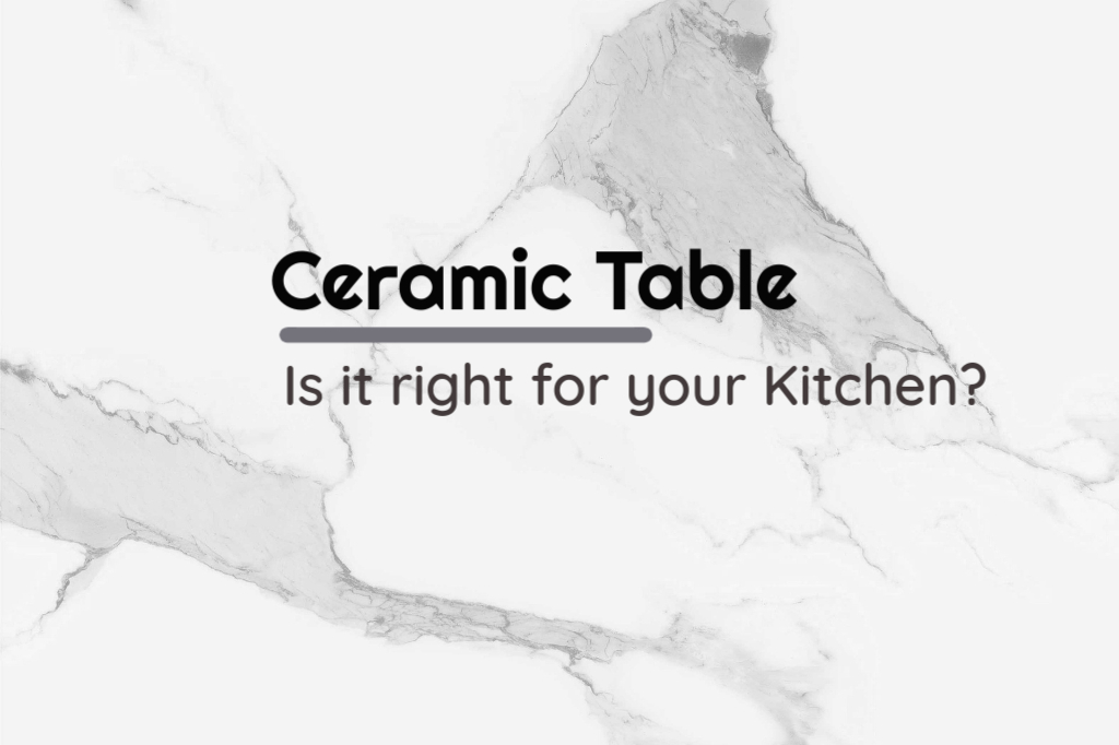 ceramic table for kitchen