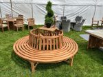 tre seat teak wood