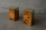 teak root table