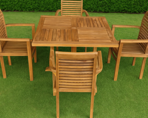 teak garden furniture set