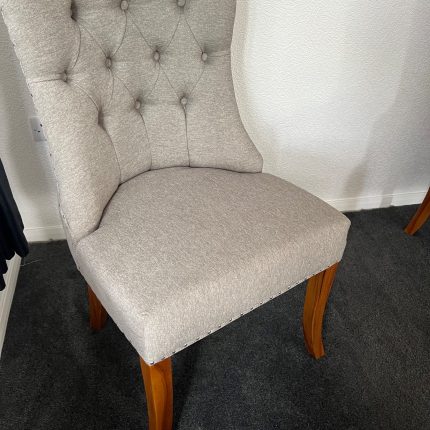 grey dining chairwith knocker