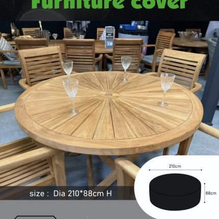 winter cover 4 seater round