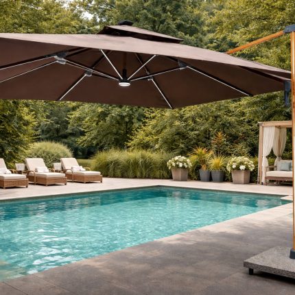 outdoor cantilever parasol