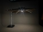 led cantilever parasol 3m