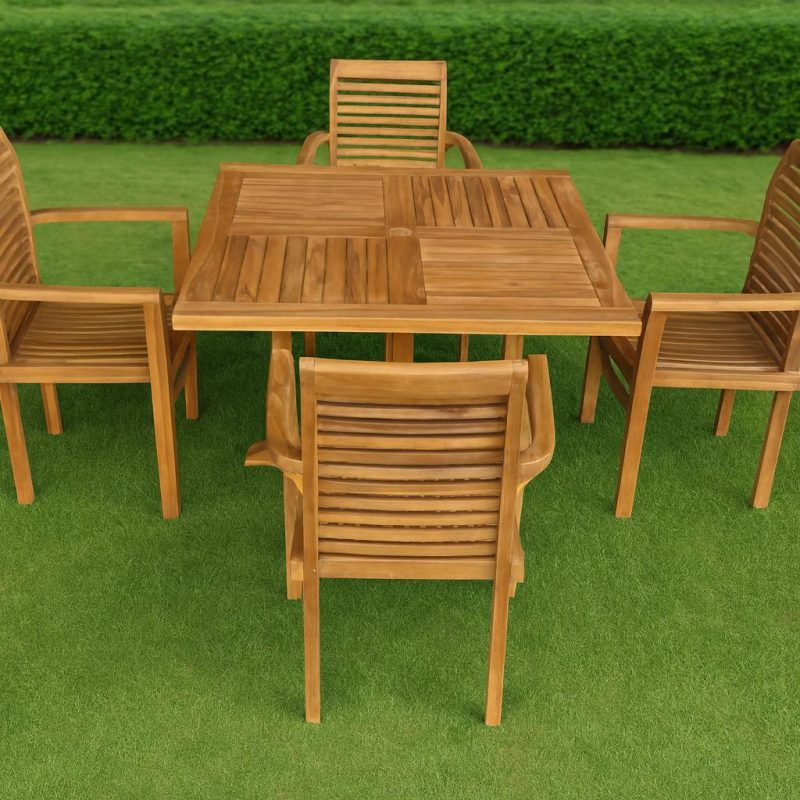 Teak garden furniture set manufacturer